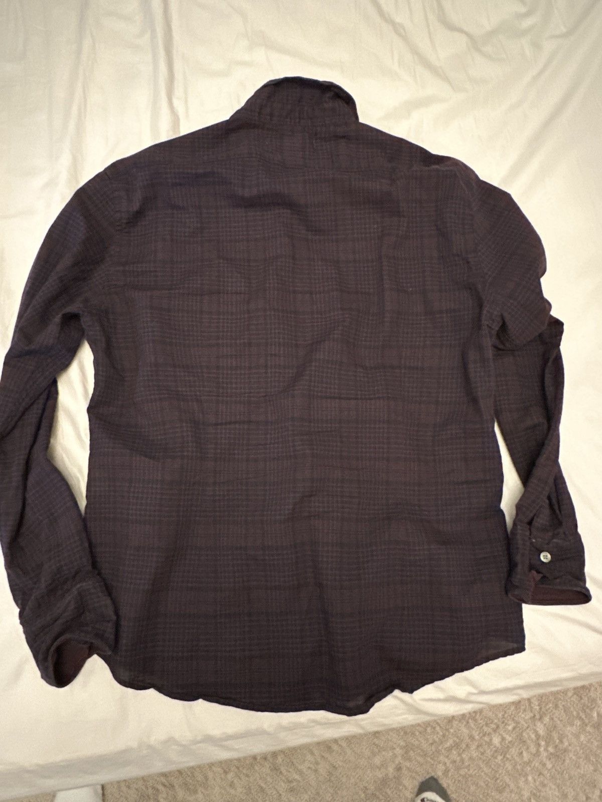 John Varvatos John Varvatos USA Button Up (w/ wire in collar and sleeves) Size US M / EU 48-50 / 2 - 2 Thumbnail