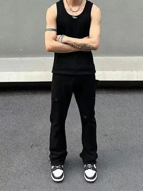 Japanese Brand Flared carpenter punk pants Size US 32 / EU 48 - 6 Thumbnail