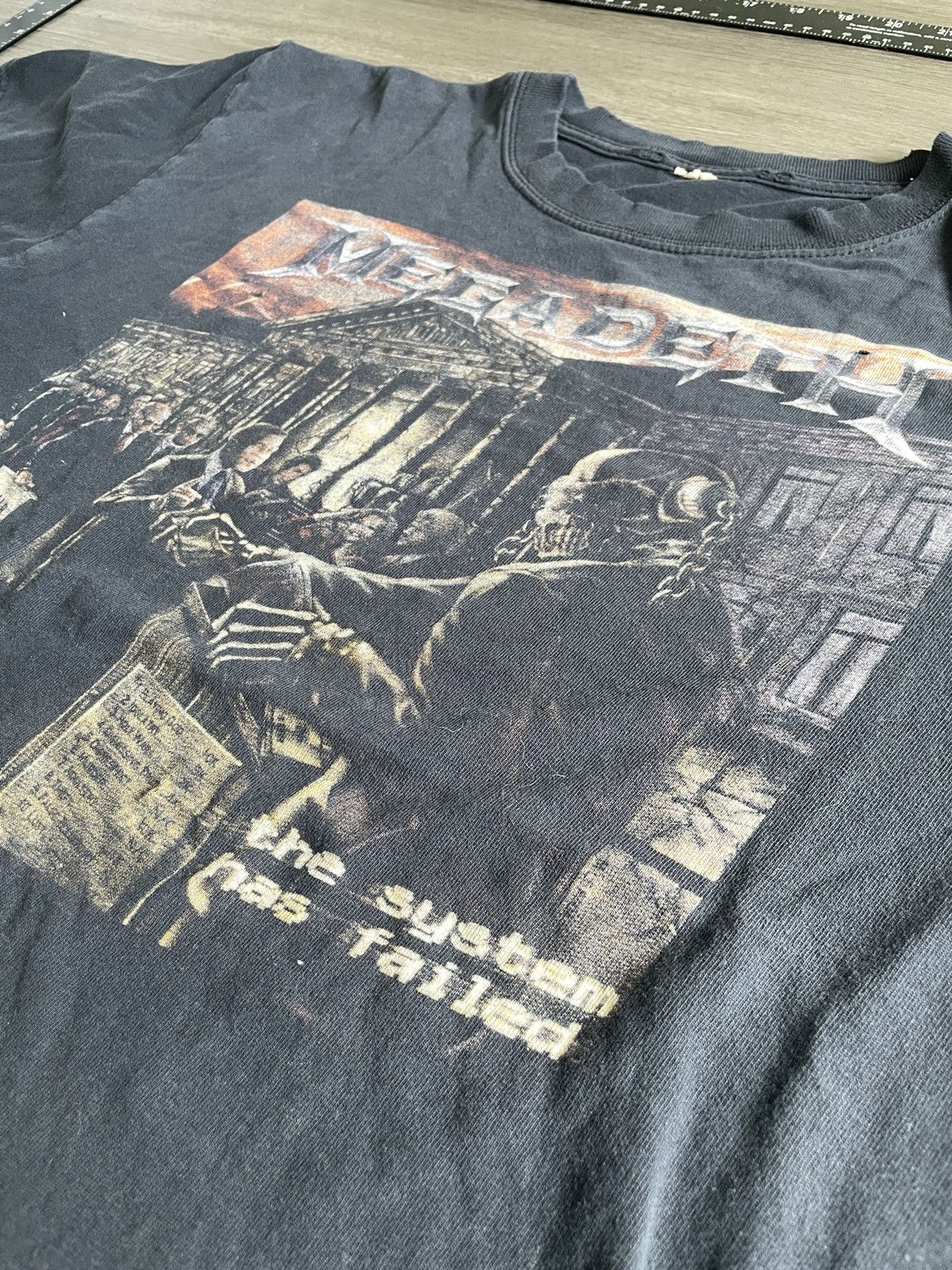 Vintage Y2K Megadeath “System Has Failed Us” Tour T-shirt (No Sz.) Size US L / EU 52-54 / 3 - 2 Thumbnail