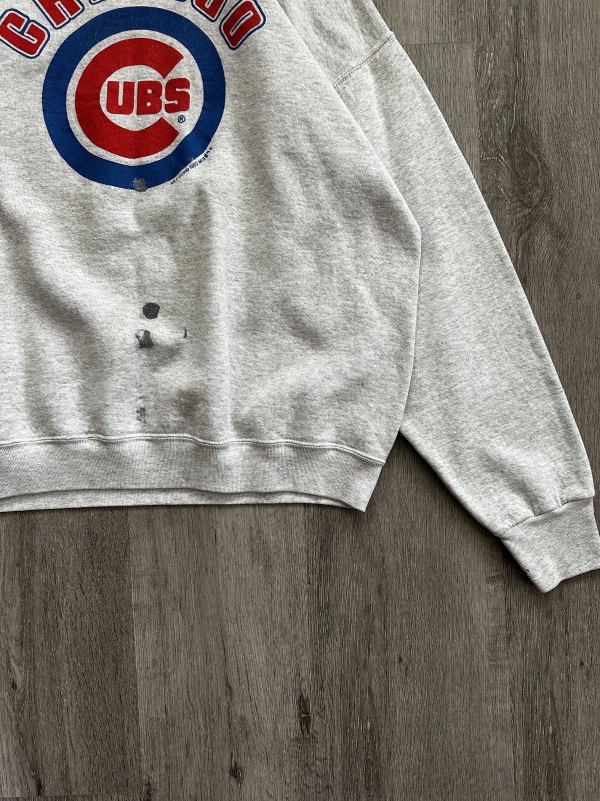 MLB × Vintage 1992 Vintage MLB Chicago Cubs Sweater Size US XL / EU 56 / 4 - 2 Thumbnail
