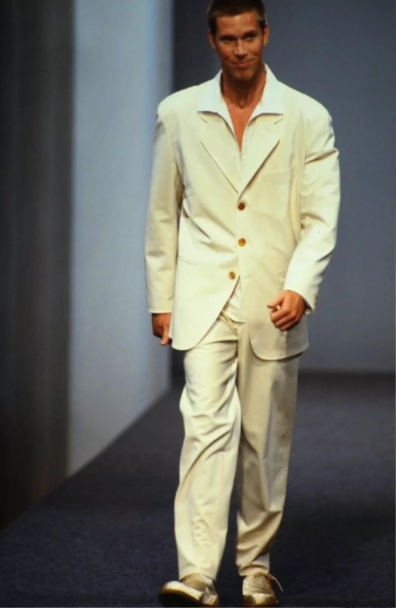 Issey Miyake issey miyake size:L Wool suit set Size 34R - 2 Thumbnail