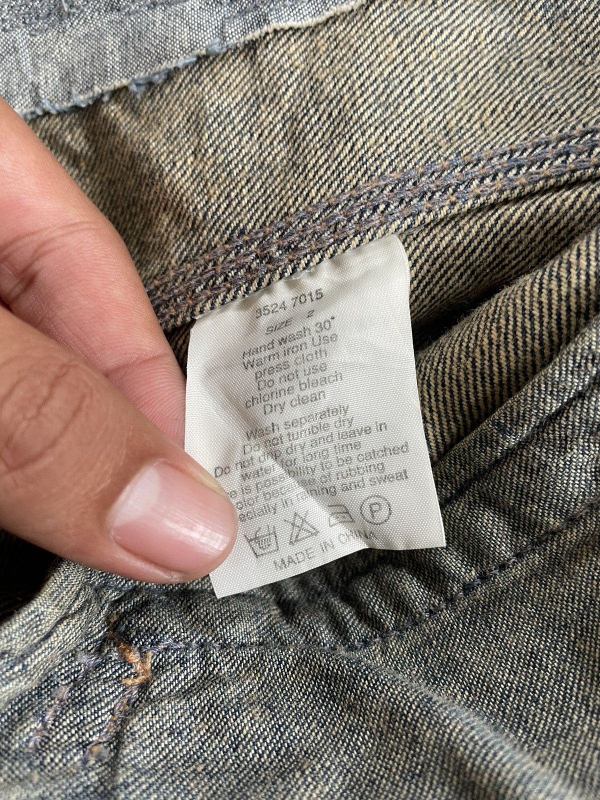 GOA GOA Selvedge Distressed Denim Jacket Hair on Hide Patch Size US M / EU 48-50 / 2 - 13 Thumbnail