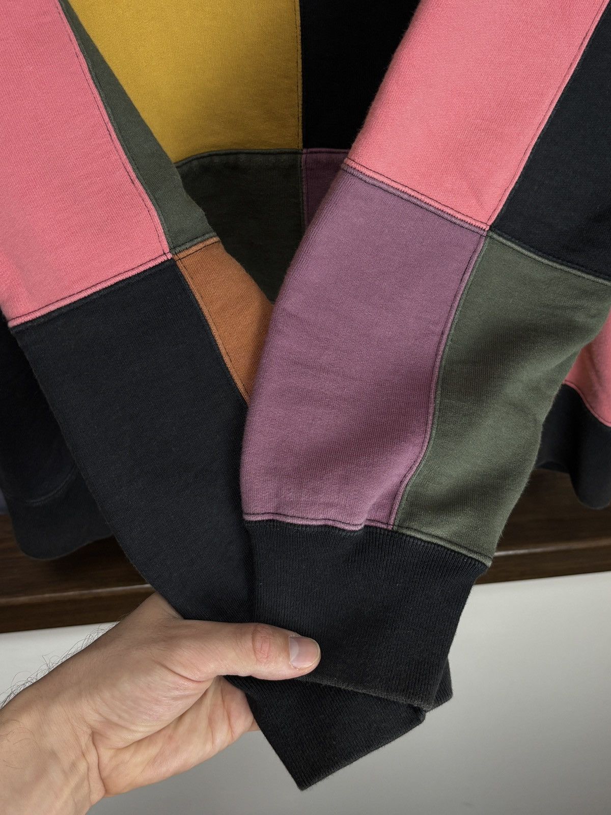 Supreme Supreme Patchwork Hoodie Streetwear Vintage Size US M / EU 48-50 / 2 - 4 Thumbnail
