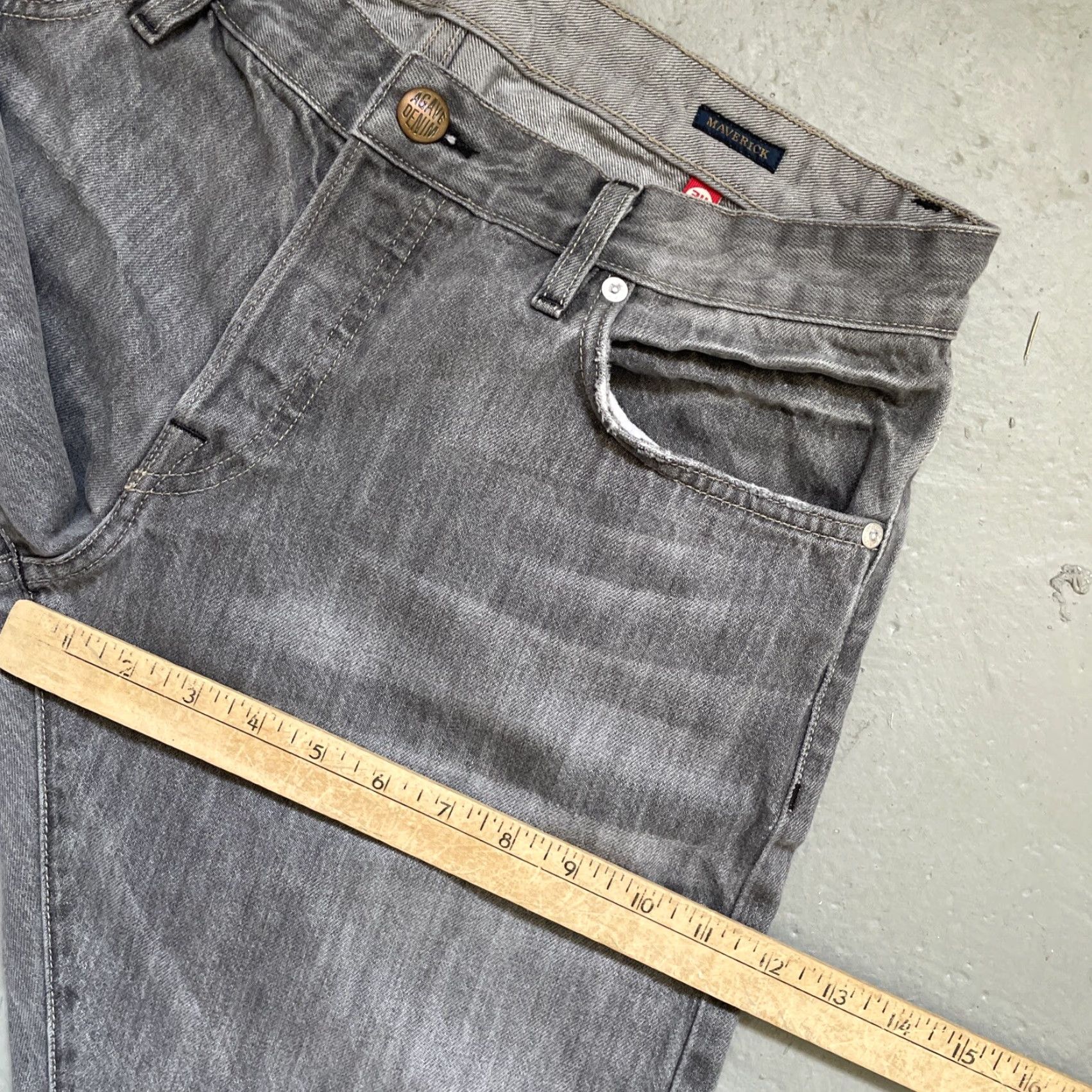 Denime Agave Maverick Selvedge Redline Denim Jeans Made In USA Size 34 Mens Size US 34 / EU 50 - 6 Thumbnail