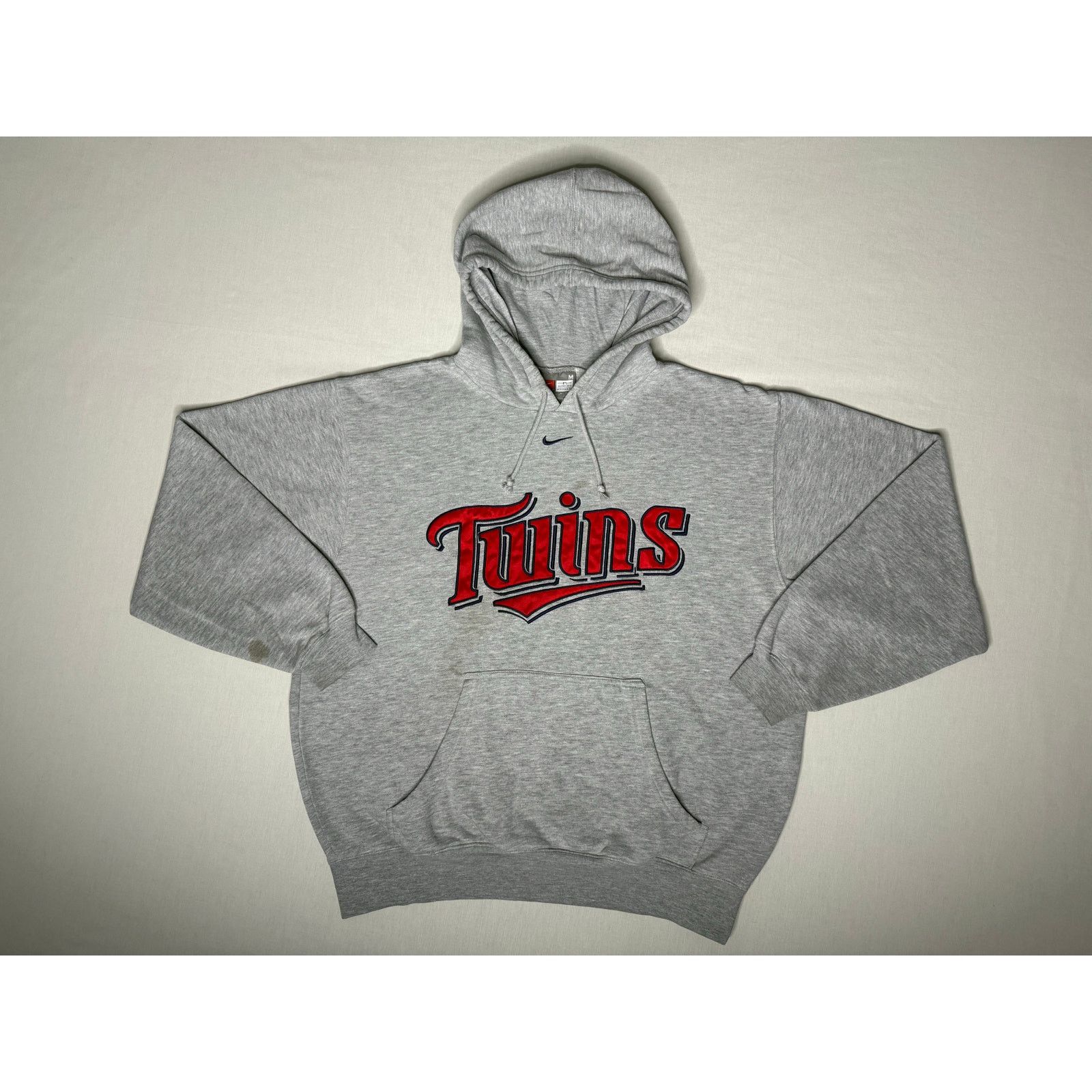 MLB × Nike × Vintage Vintage Y2K Minnesota Twins Nike Center Check Hoodie Medium Size US M / EU 48-50 / 2 - 1 Thumbnail