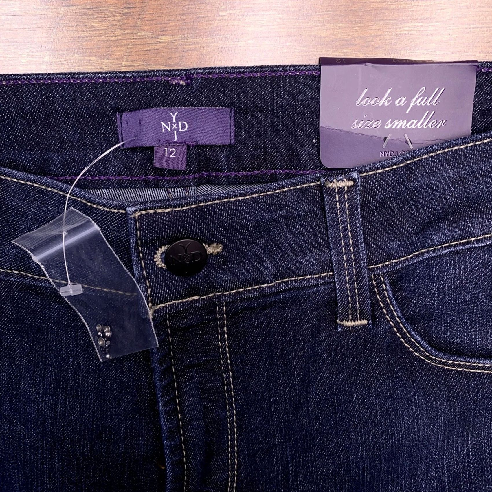 NYDJ NYDJ Jeans Bootcut 12 Blue Mid Rise Stretch Denim 5-Pocket Modern Vintage: No Womens Girls? (clarify) Size 34" / US 12 / IT 48 - 4 Thumbnail