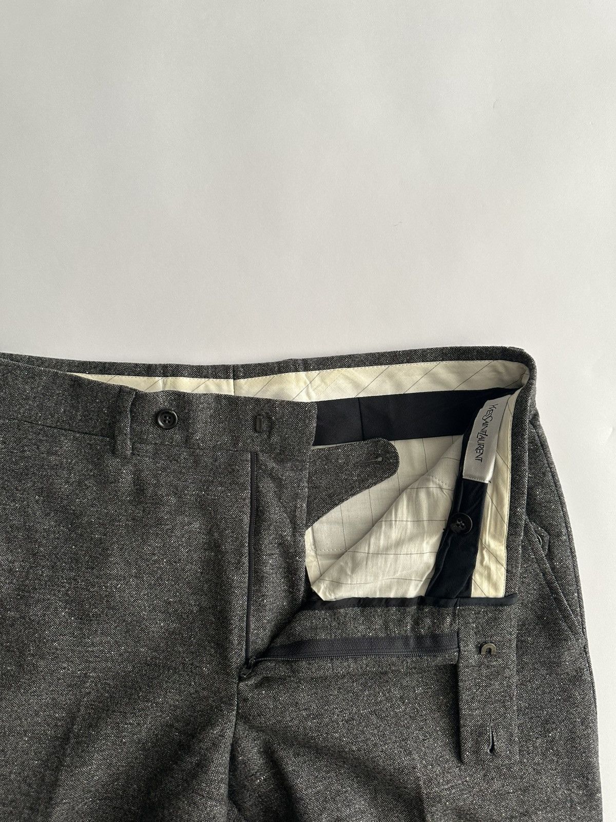 Yves Saint Laurent YSL by Stefano Pilati Wool Pants Size US 32 / EU 48 - 9 Thumbnail