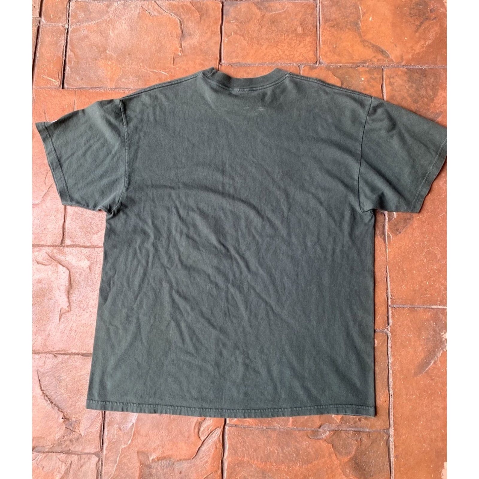 Champion VINTAGE Champion Miami Hurricanes Football T-Shirt XL Green Crew Neck Short Sleeve Men 90s Logo Double-Sided Size US XL / EU 56 / 4 - 3 Thumbnail