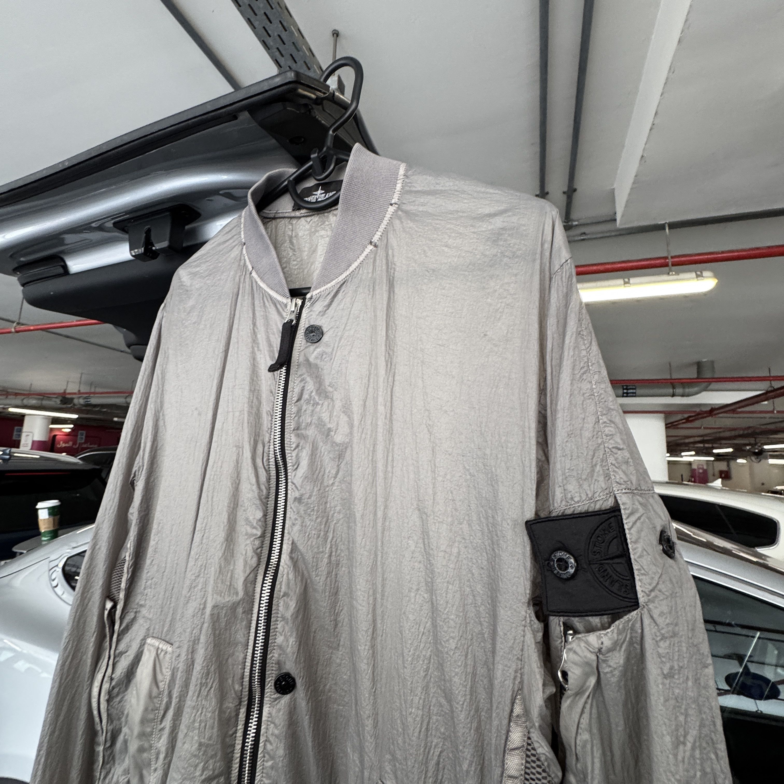 Stone Island Shadow Project Stone Island Shadow Project Lucid Grey Bomber Jacket Size L Size US L / EU 52-54 / 3 - 9 Thumbnail