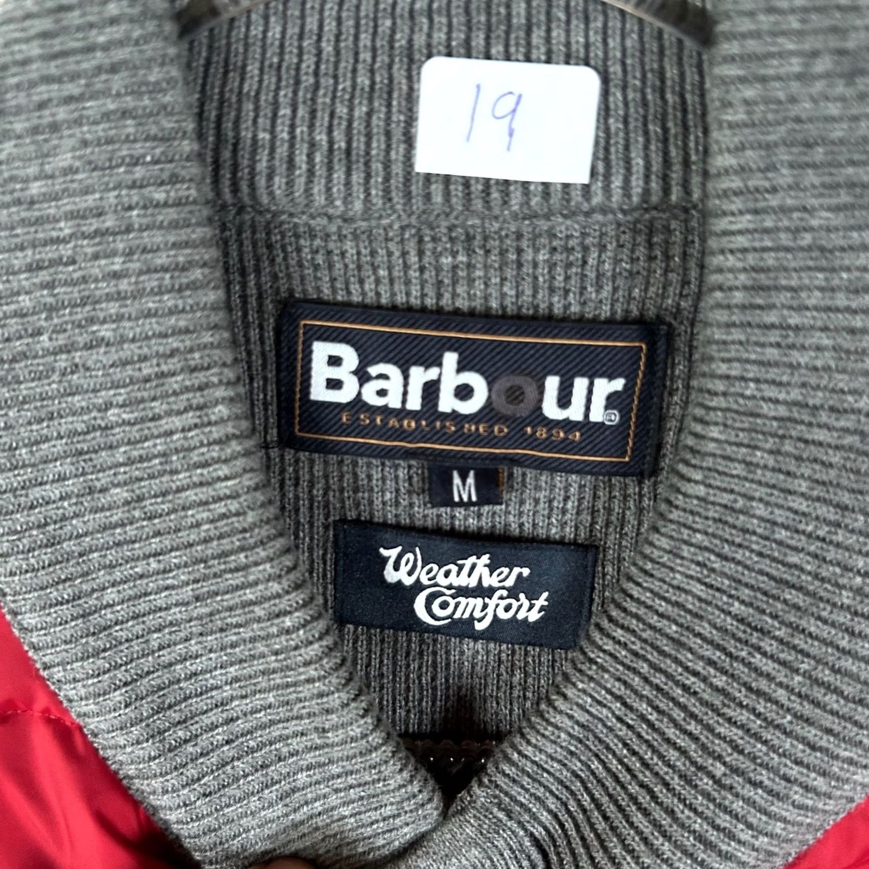 Barbour Barbour Weather Comfort Essential Gilet Quilted Knit Back Vest Mens Red Size M Size US M / EU 48-50 / 2 - 2 Thumbnail