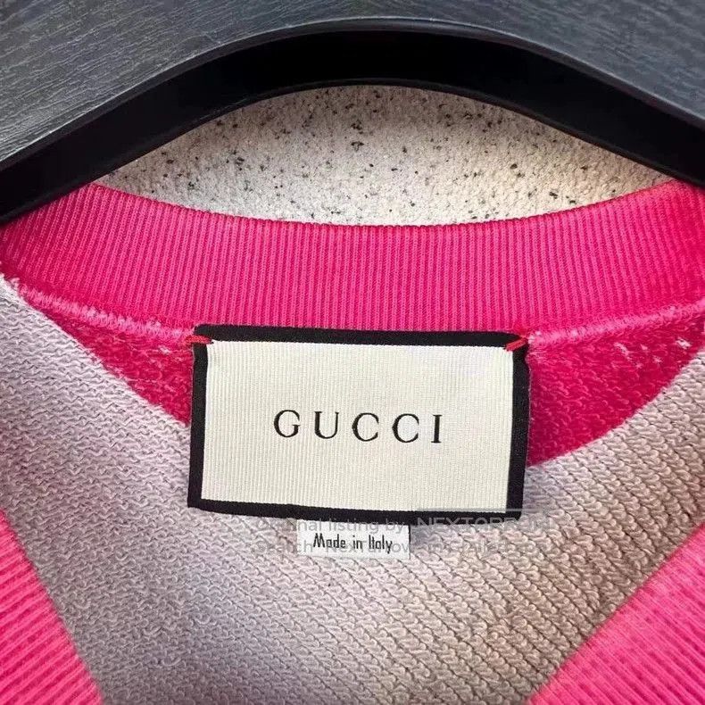 Gucci Gucci Cat Graphic Sweatshirt in Pink . Size US L / EU 52-54 / 3 - 2 Thumbnail
