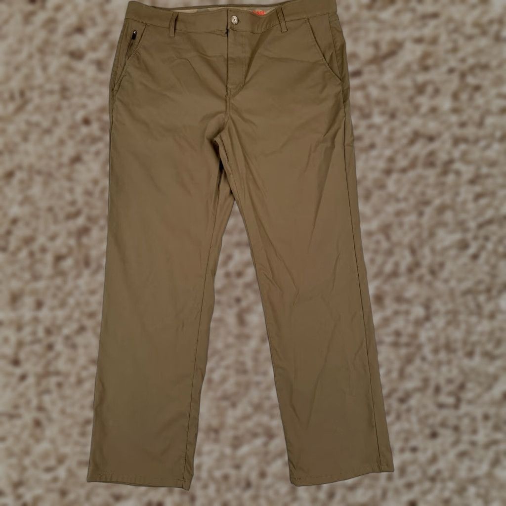 Weatherproof Weatherproof Mens Pants Cargo Straight Leg 40 Beige Nylon 30 Inseam Regular Size 40 x 30 Vintage No Size US 40 / EU 56 - 1 Thumbnail