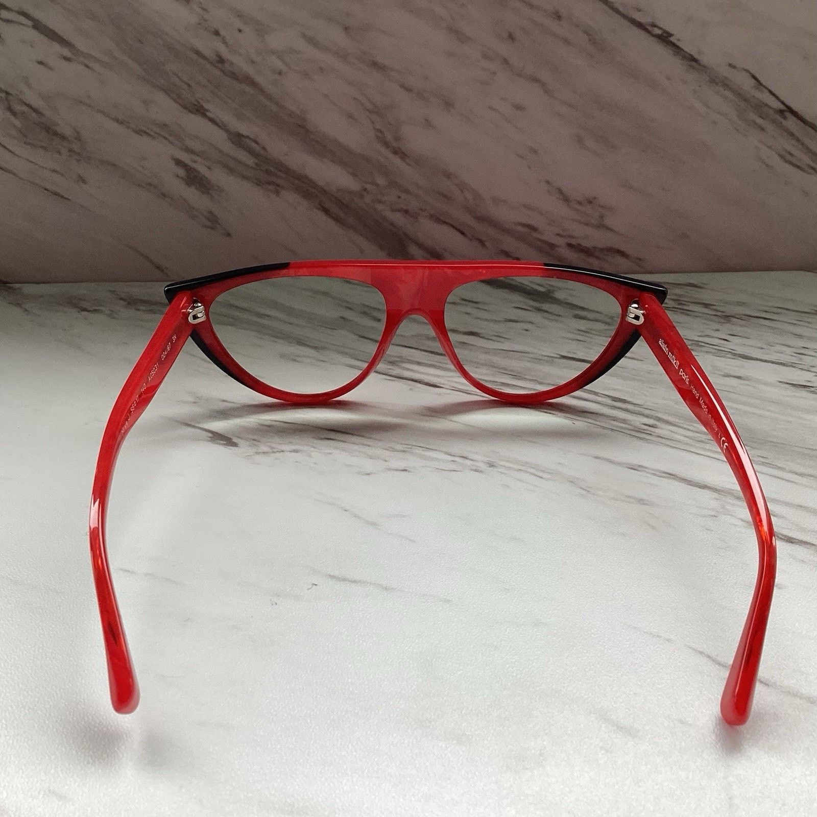Alain Mikli Alain Mikli Womens Eyewear Frames Miss J Red AO5031, Cat Eye Size ONE SIZE - 6 Thumbnail