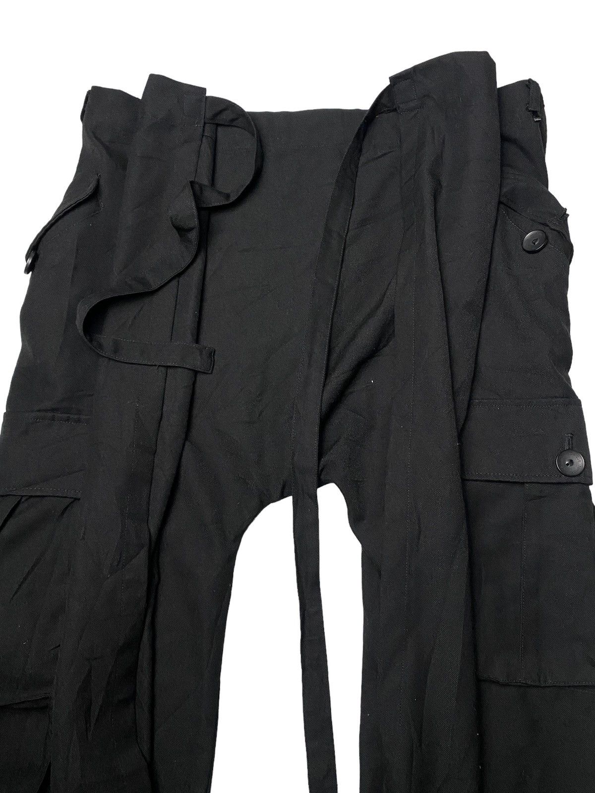 If Six Was Nine × Japanese Brand 2000's Rovski Drop Crotch Laces Pants Size US 36 / EU 52 - 3 Thumbnail