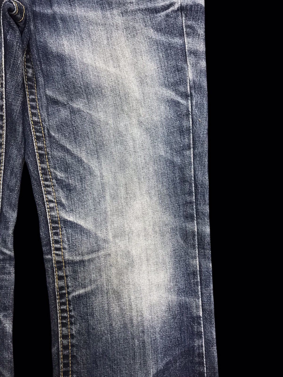 Seditionaries 💥VERY RARE💥LOLITA FLYING SKULL EMBROIDERY DENIM F384 Size US 31 - 7 Thumbnail