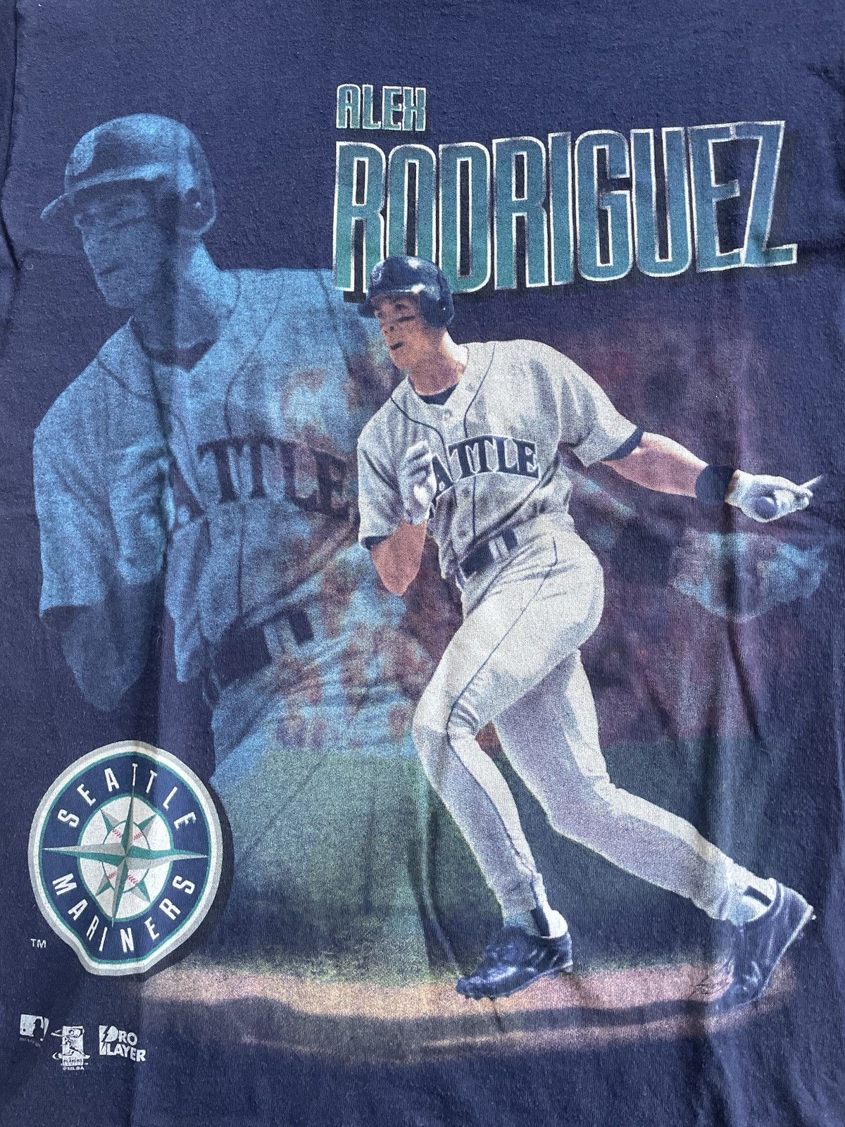 MLB × Vintage Vintage Pro Player Seattle Mariners Alex Rodriguez Shirt Size US M / EU 48-50 / 2 - 2 Thumbnail