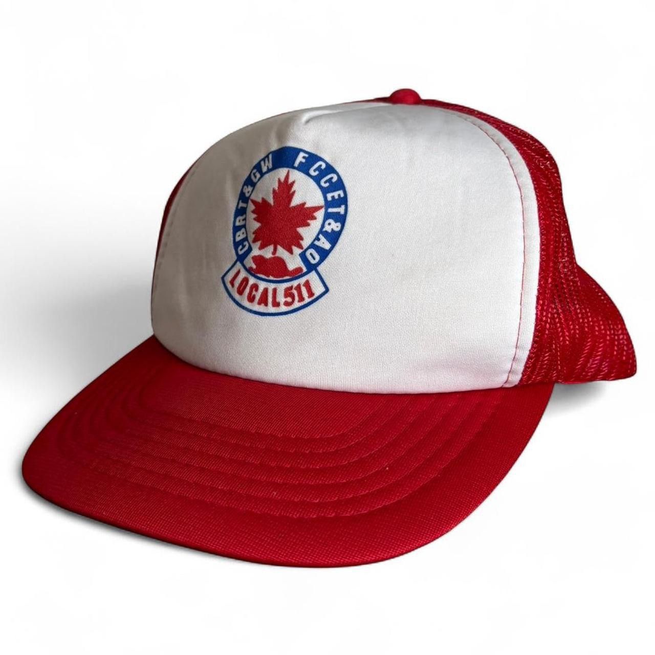 Vintage Vintage 90s Red Local 511 Foam Trucker Hat Size ONE SIZE - 2 Thumbnail