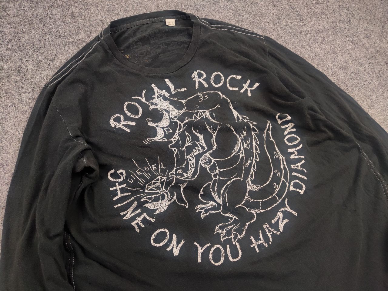 Diesel Vintage Y2K Diesel Royal Rock Faded Color Long Sleeve Shirt Size US M / EU 48-50 / 2 - 6 Thumbnail