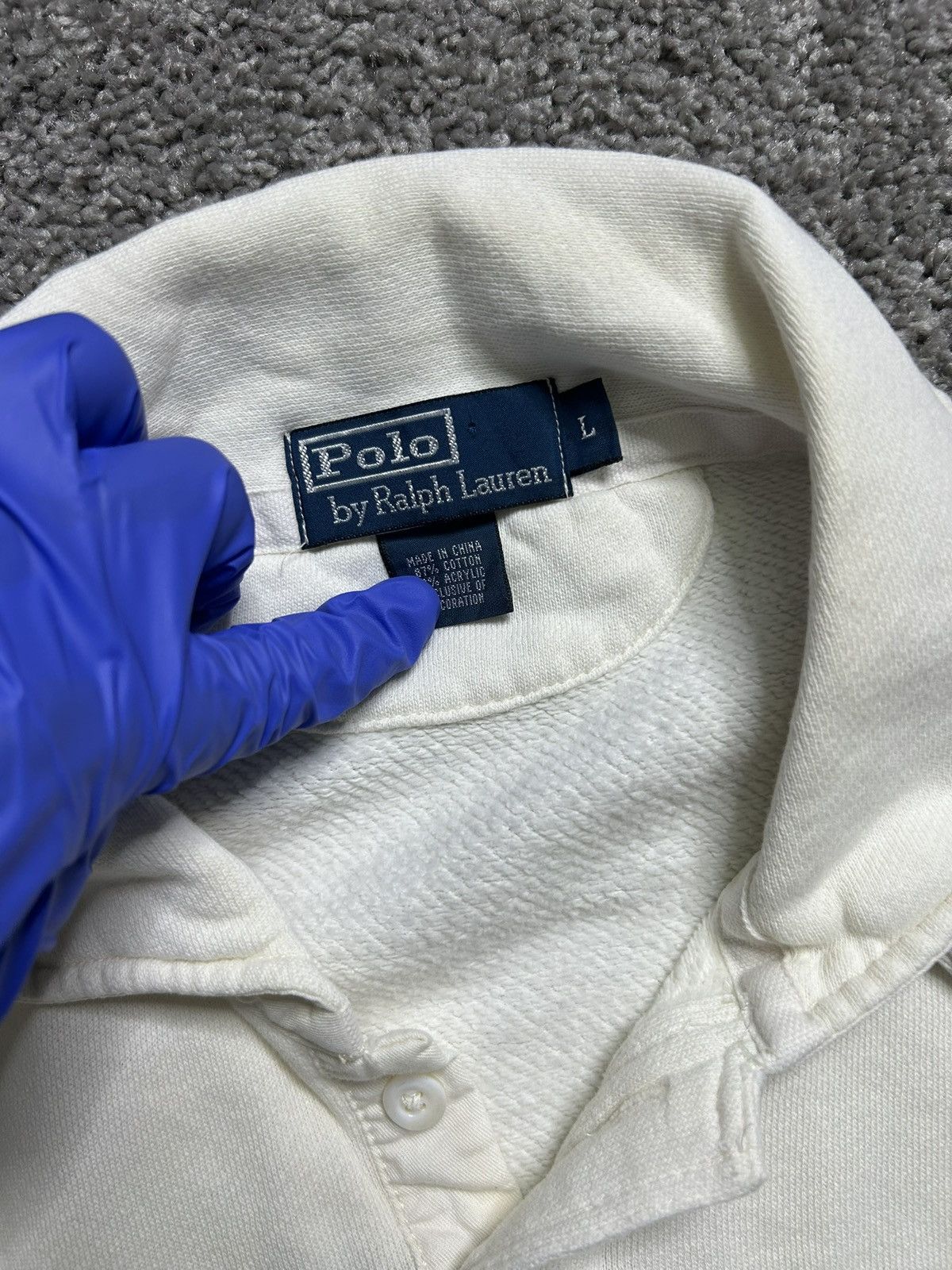Polo Ralph Lauren Vintage 90s Polo Ralph Lauren Switzerland Quarter Sweatshirt Size US L / EU 52-54 / 3 - 3 Thumbnail