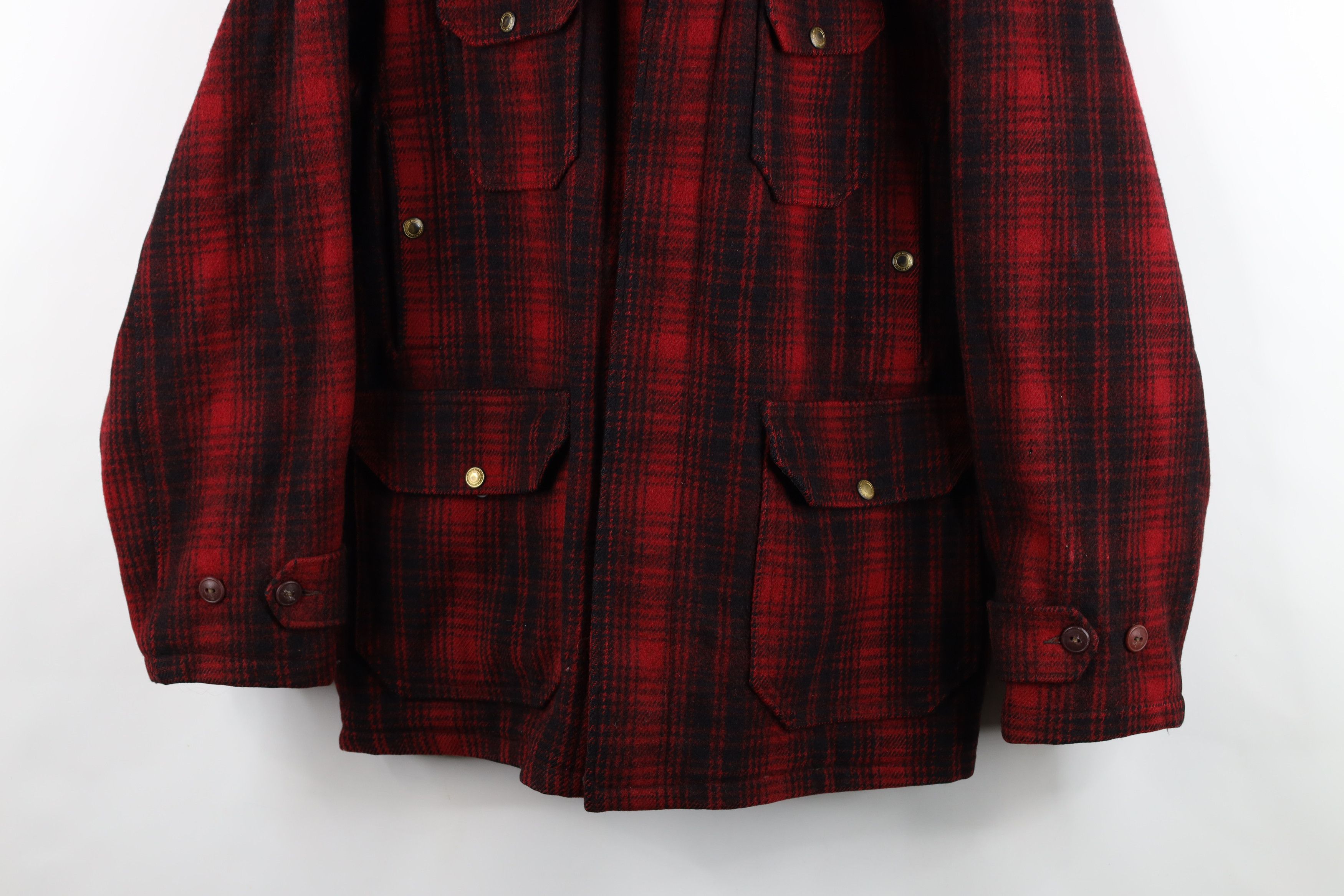 Woolrich Woolen Mills Vintage 50s Woolrich Heavyweight Wool Mackinaw Jacket USA Size US XXL / EU 58 / 5 - 3 Thumbnail