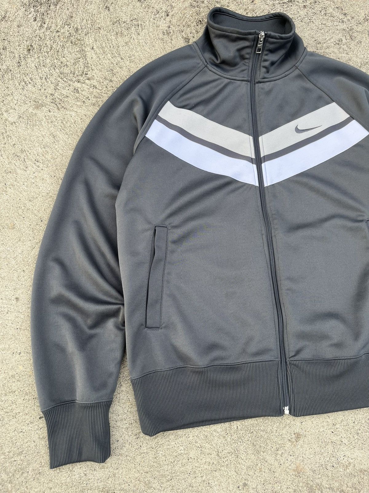 Nike Vintage Y2K Nike Athletic Zip Track Jacket Size US M / EU 48-50 / 2 - 2 Thumbnail