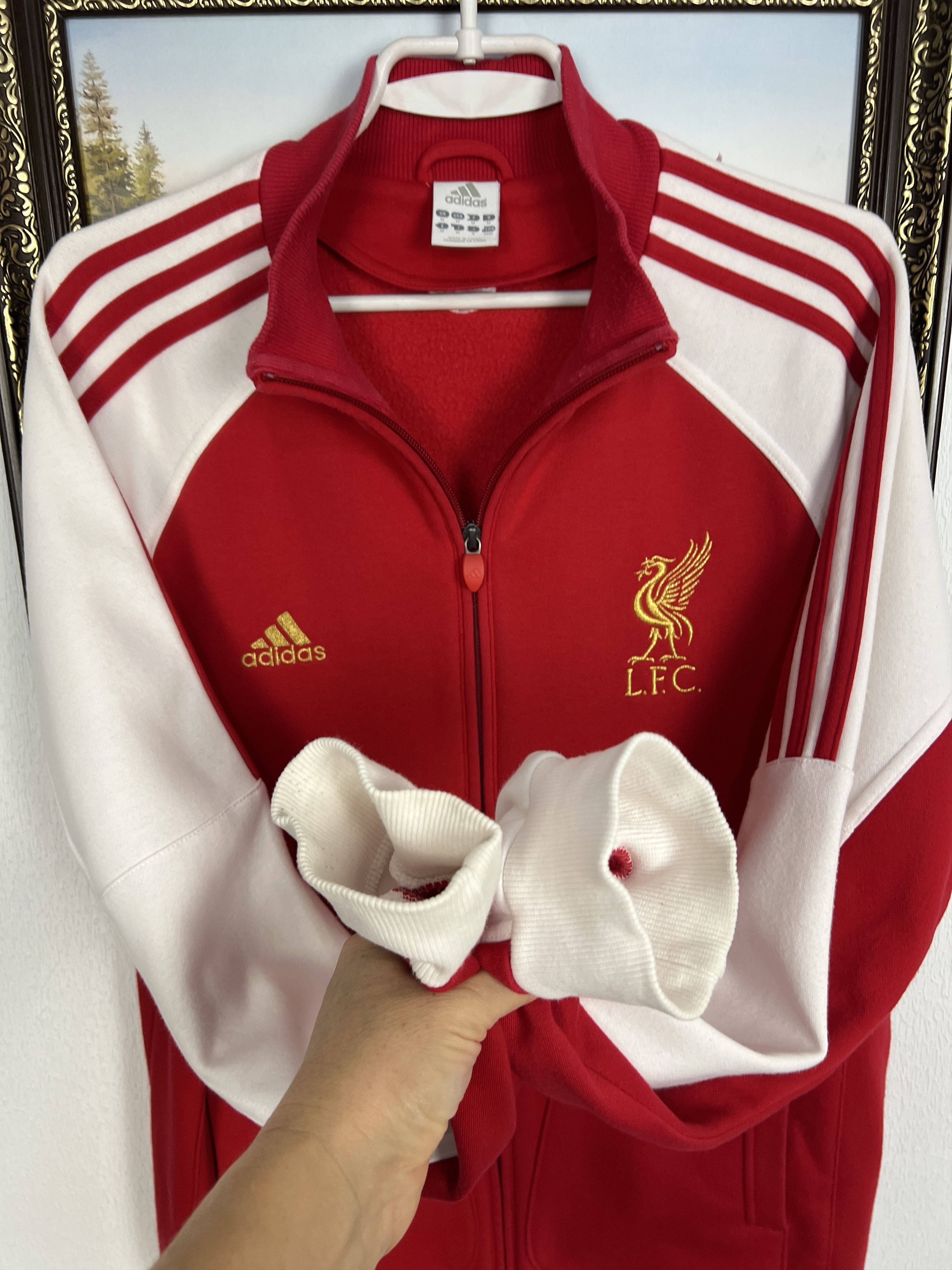 Adidas Vintage Liverpool Football Jacket Soccer Track Top Zip Size US M / EU 48-50 / 2 - 5 Thumbnail