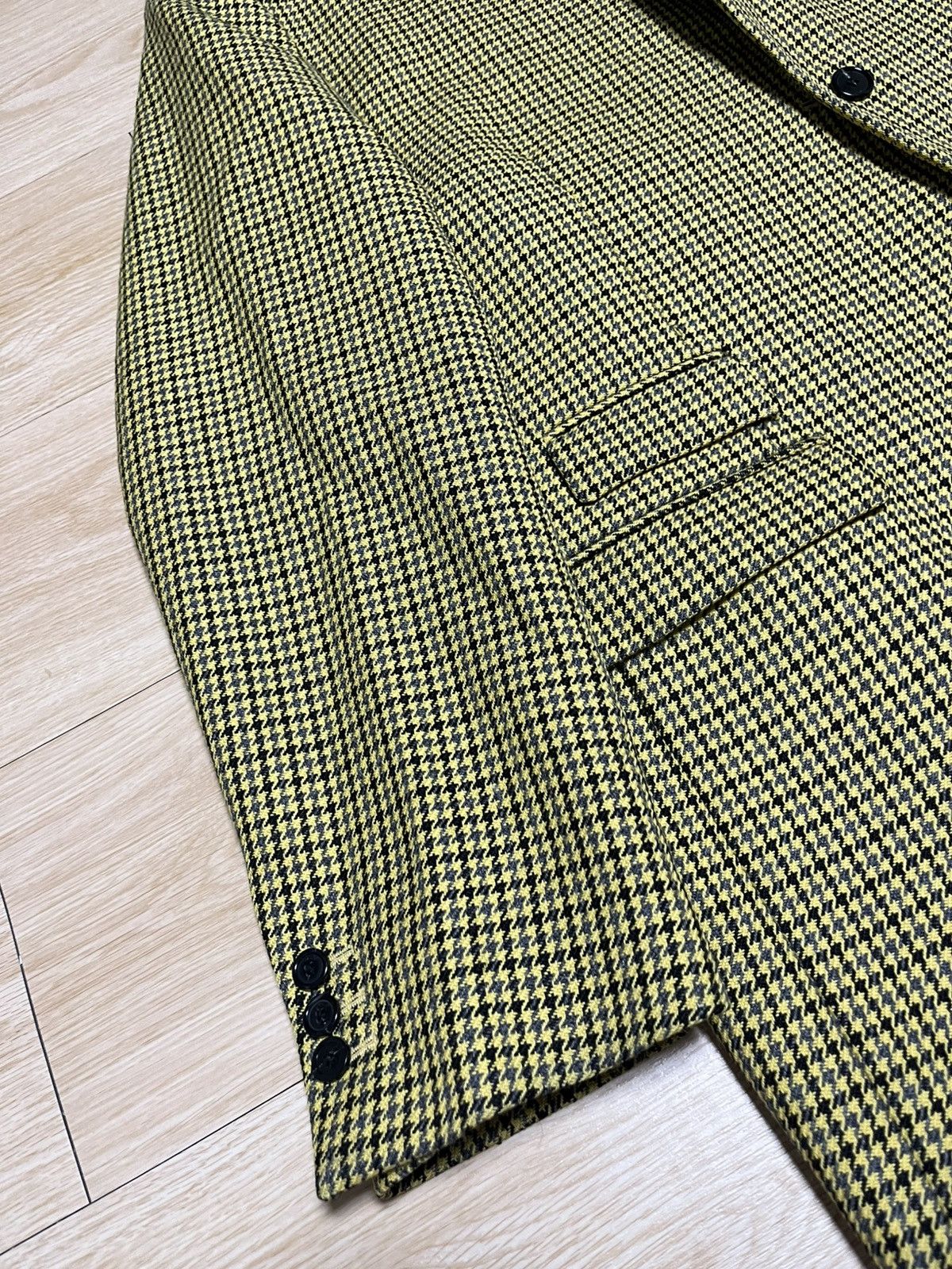 Raf Simons 48 Big fit daddy fit oversized houndstooth blazer jacket Size US M / EU 48-50 / 2 - 4 Thumbnail