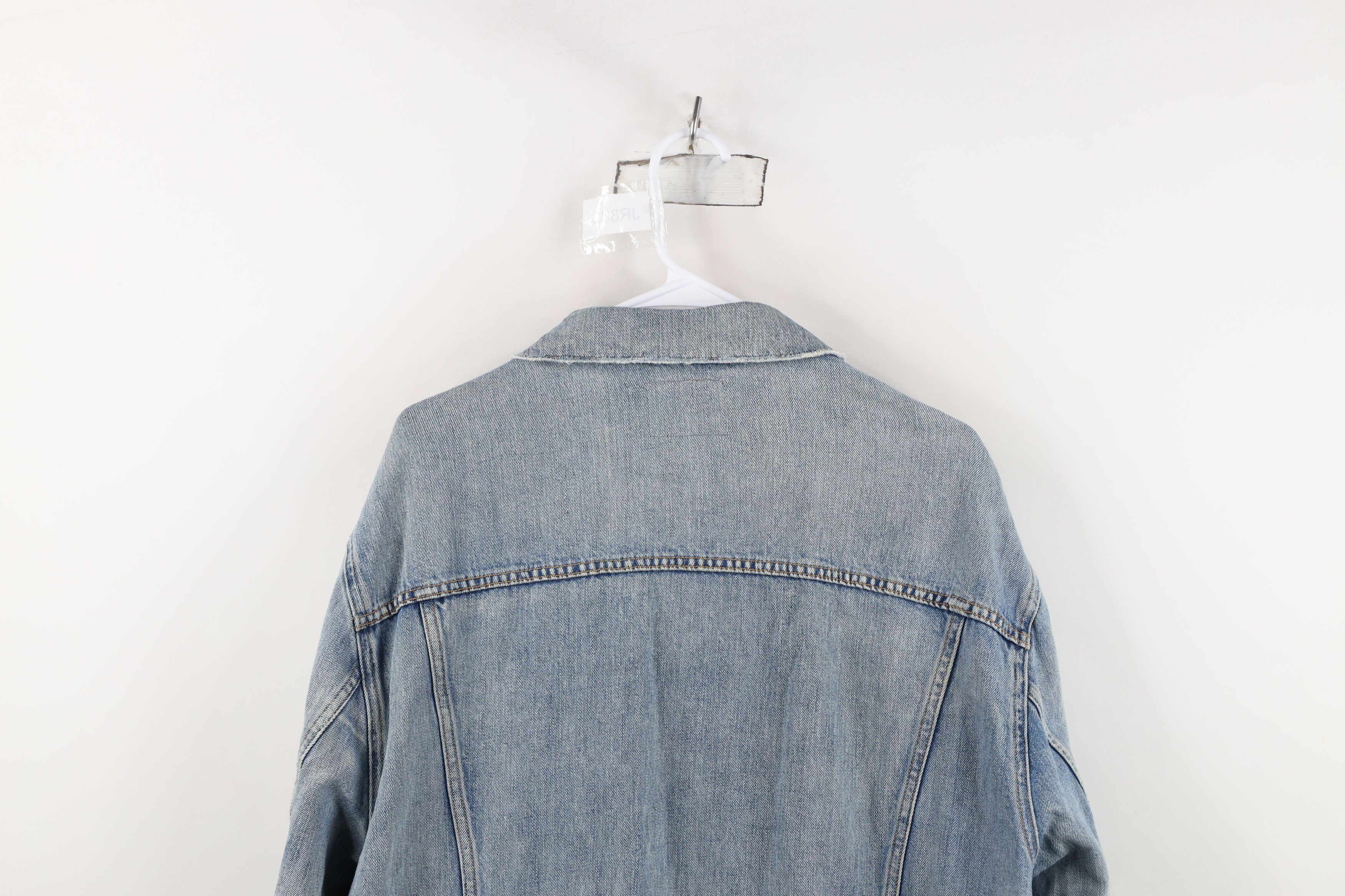 Ralph Lauren Vintage Ralph Lauren Spell Out Denim Jean Trucker Jacket Size US L / EU 52-54 / 3 - 13 Thumbnail