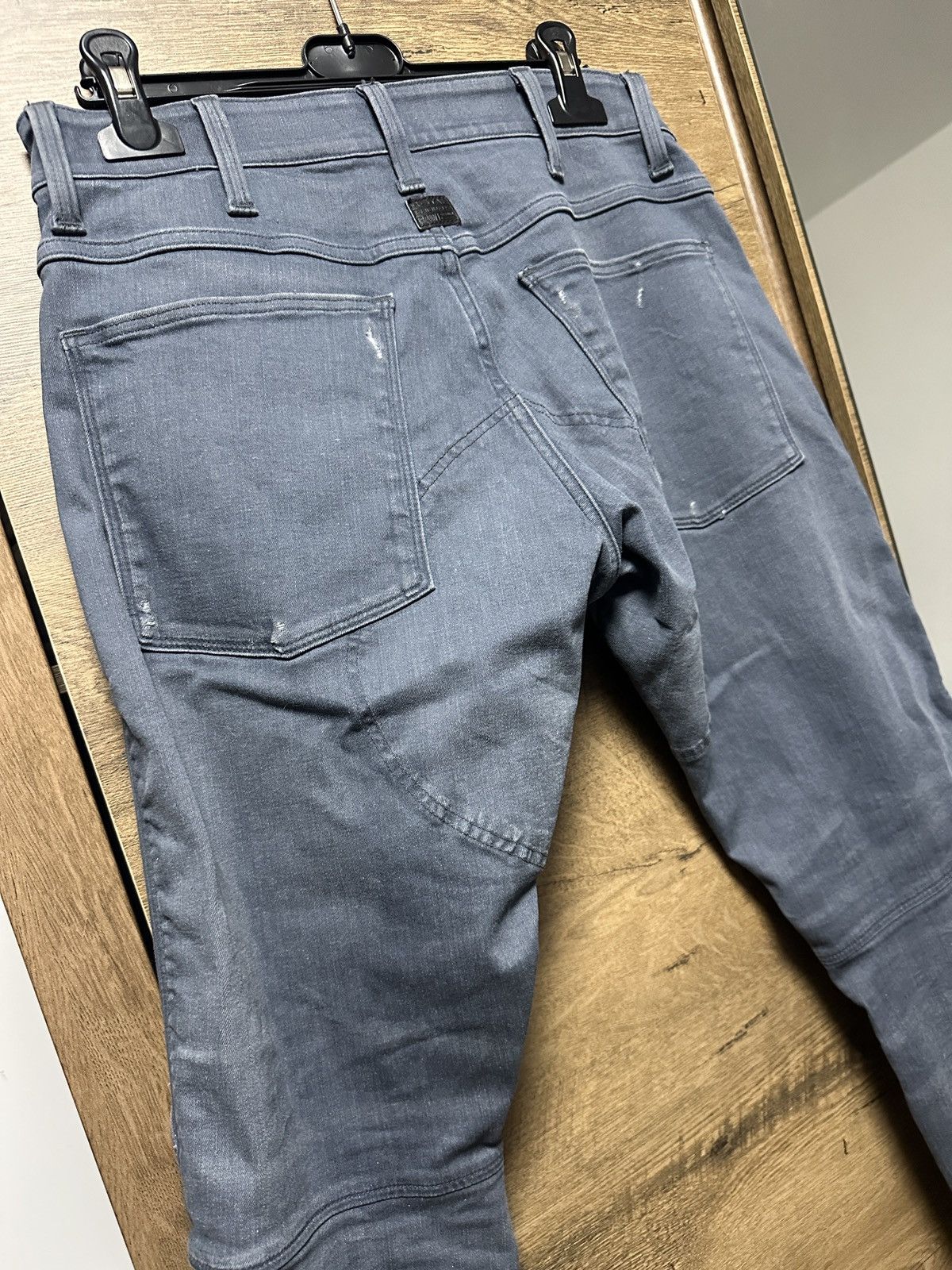 G-Star 29x32 G-Star 3D Zip Knee Pocket Distressed Skinny Jeans Size US 29 - 11 Thumbnail