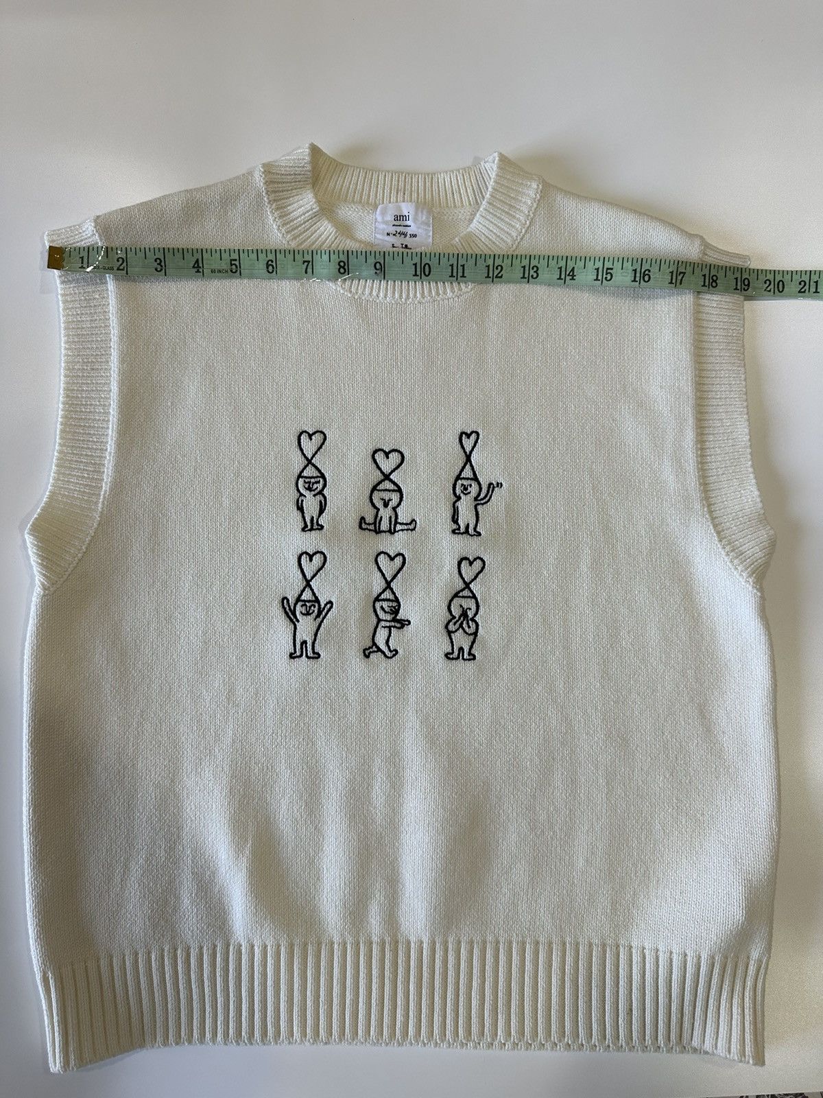 AMI Ami vest knit sweater Size XS / US 0-2 / IT 36-38 - 9 Thumbnail