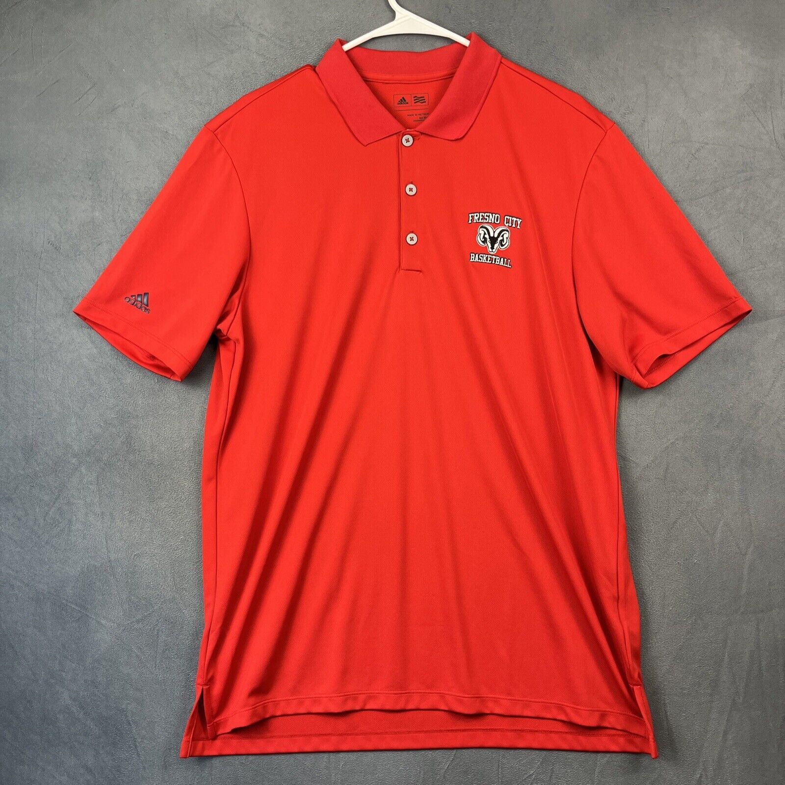 Adidas Adidas Fresno City Basketball Polo Shirt Men Large Embroider Size US L / EU 52-54 / 3 - 1 Thumbnail