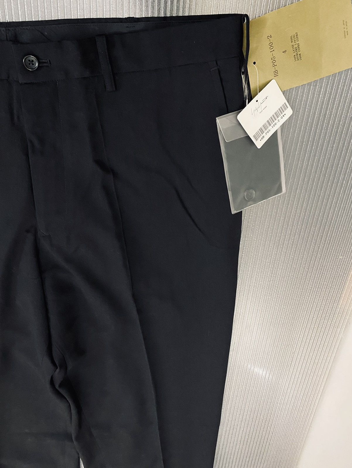 Yohji Yamamoto Yohji Yamamoto 🇯🇵 pour homme Nero wool slacks 4 NWT Size US 37 - 7 Thumbnail