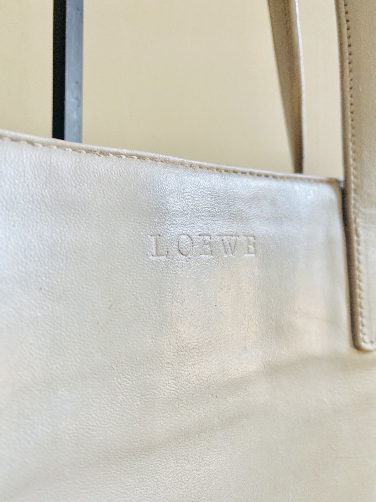 Loewe Loewe sheepskin Mini Logo tote Size ONE SIZE - 2 Thumbnail