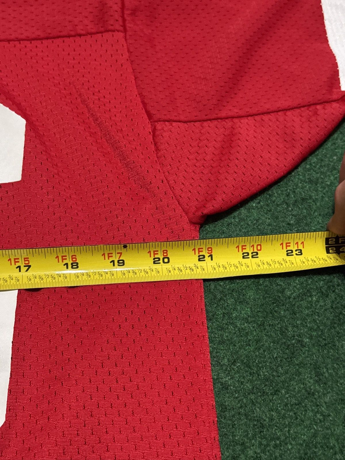 Champion Vintage Joe Montana Red Champion #16 Football Jersey 21x31 Size US L / EU 52-54 / 3 - 3 Thumbnail