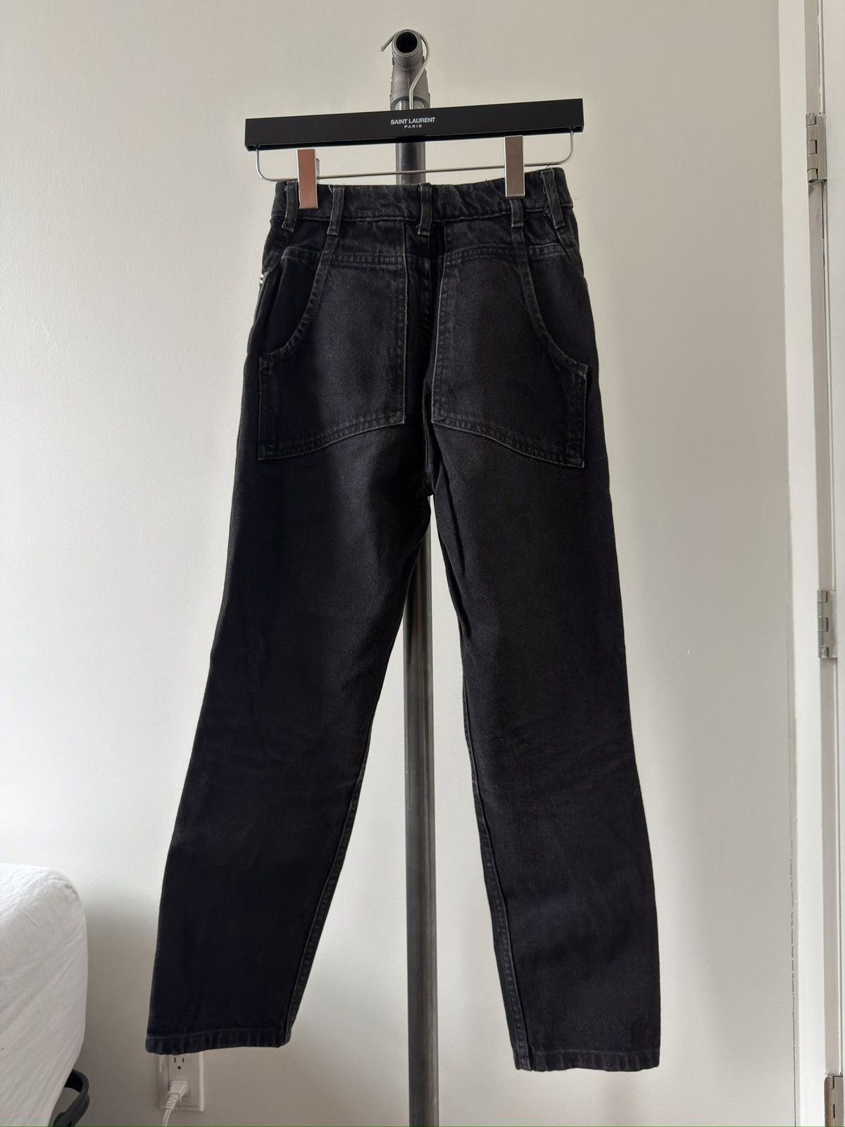 Eckhaus Latta Gray Tapered Jeans Size 24" / US 00 / IT 34 - 2 Thumbnail