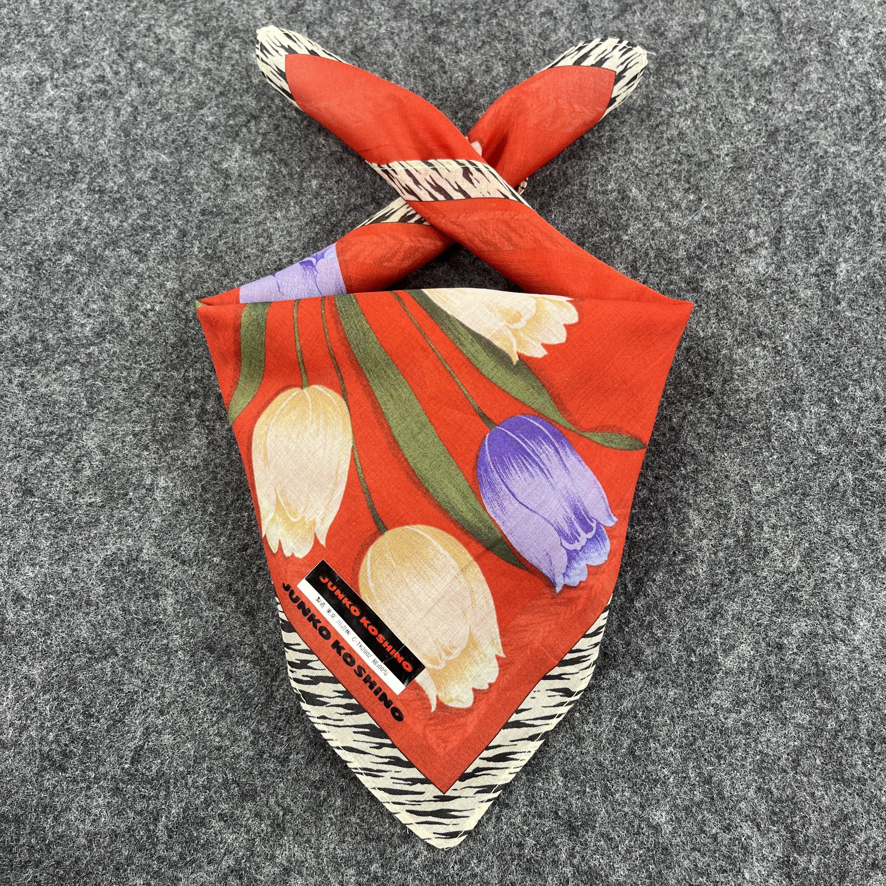 Japanese Brand Junko Koshino Handkerchief / Bandana / Neckerchief B194 Size ONE SIZE - 1 Thumbnail