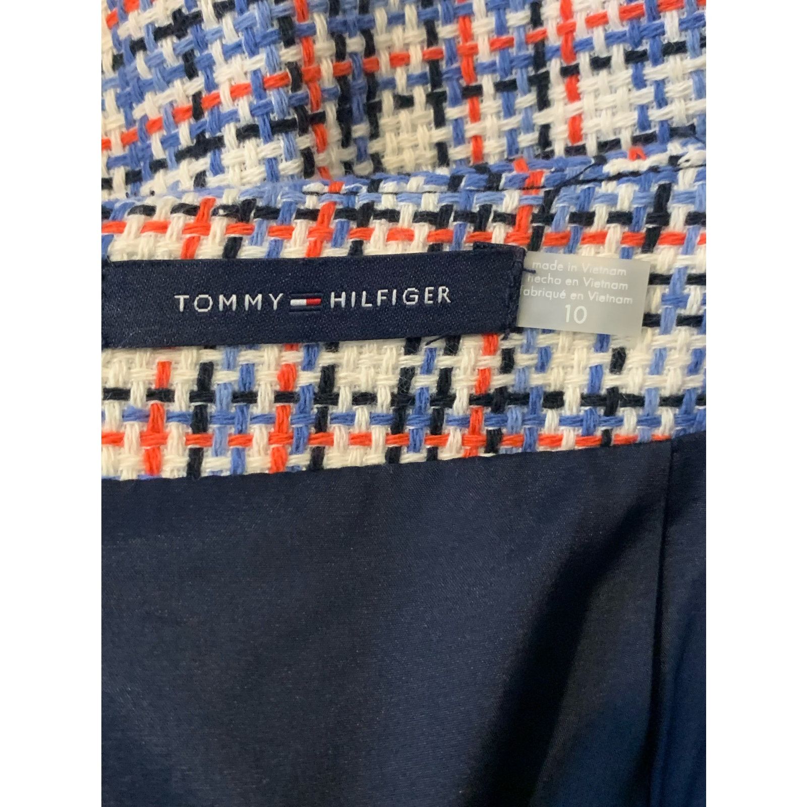 Tommy Hilfiger Tommy Hilfiger blue plaid lined pencil skirt size 10 Size 32" / US 10 / IT 46 - 3 Thumbnail