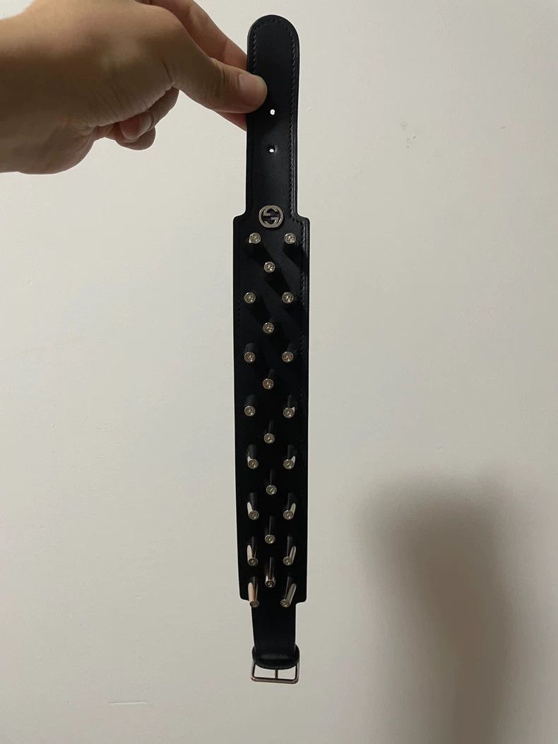 Gucci Gucci Spiked cortical collar 2501-Nextarrow Size ONE SIZE - 2 Thumbnail