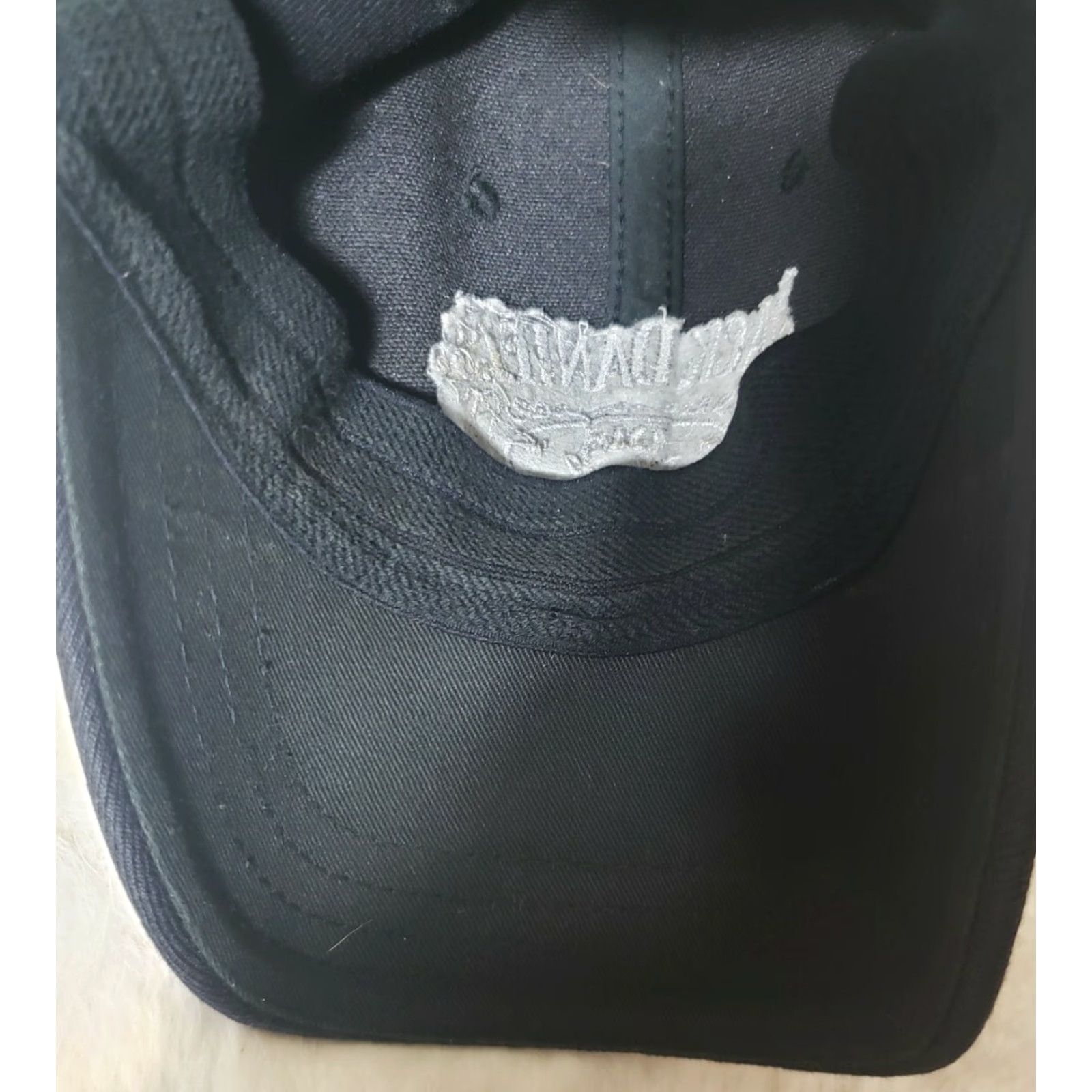 Vintage VINTAGE Jack Daniels Old No.7 Black Brand OSFM Elastic Band Embroidered Baseball Cap Size ONE SIZE - 7 Thumbnail