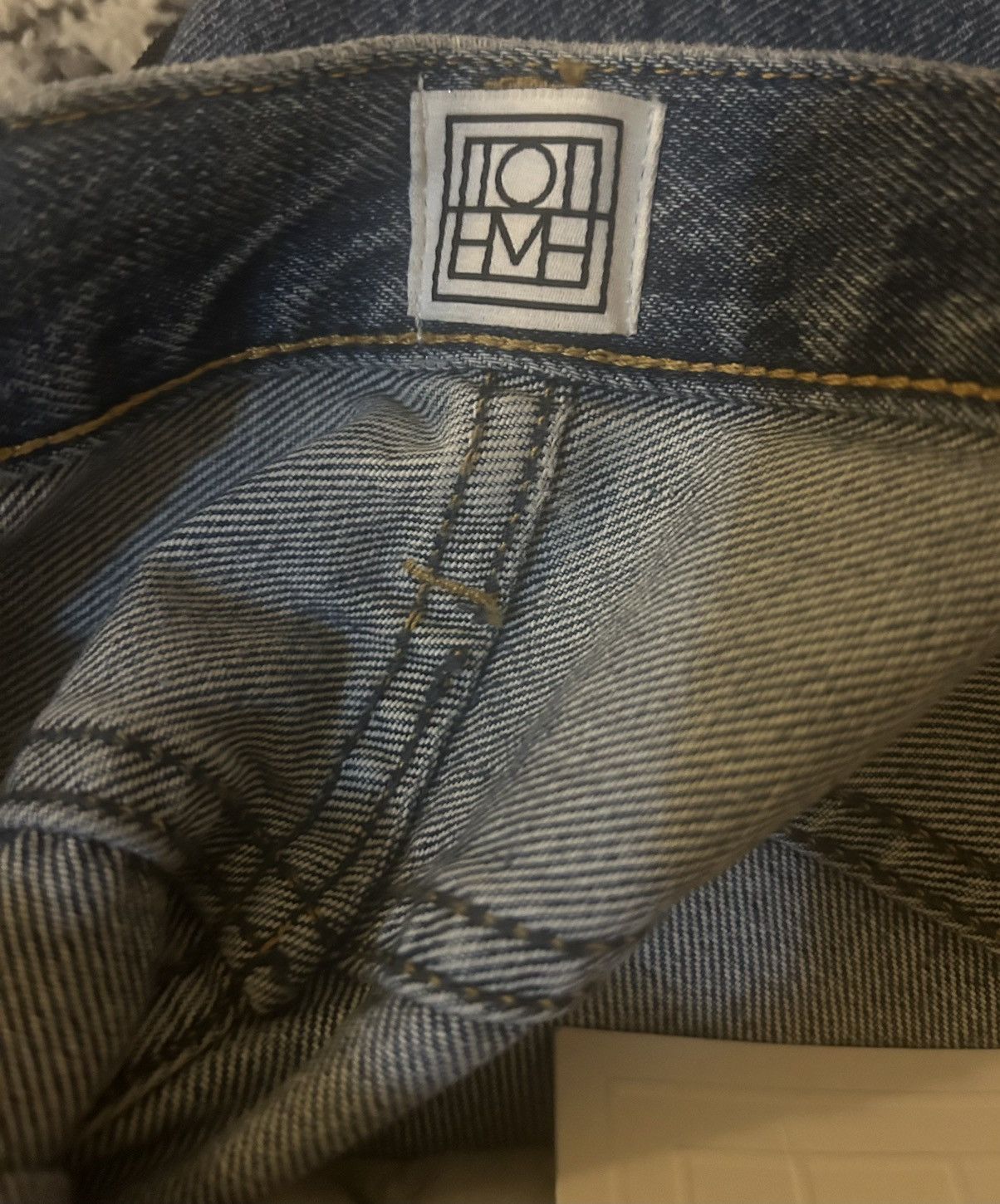 Toteme Toteme Cotton Organic Regular Fit Denim Vintage Wash 425 Size 30" / US 8 / IT 44 - 6 Thumbnail