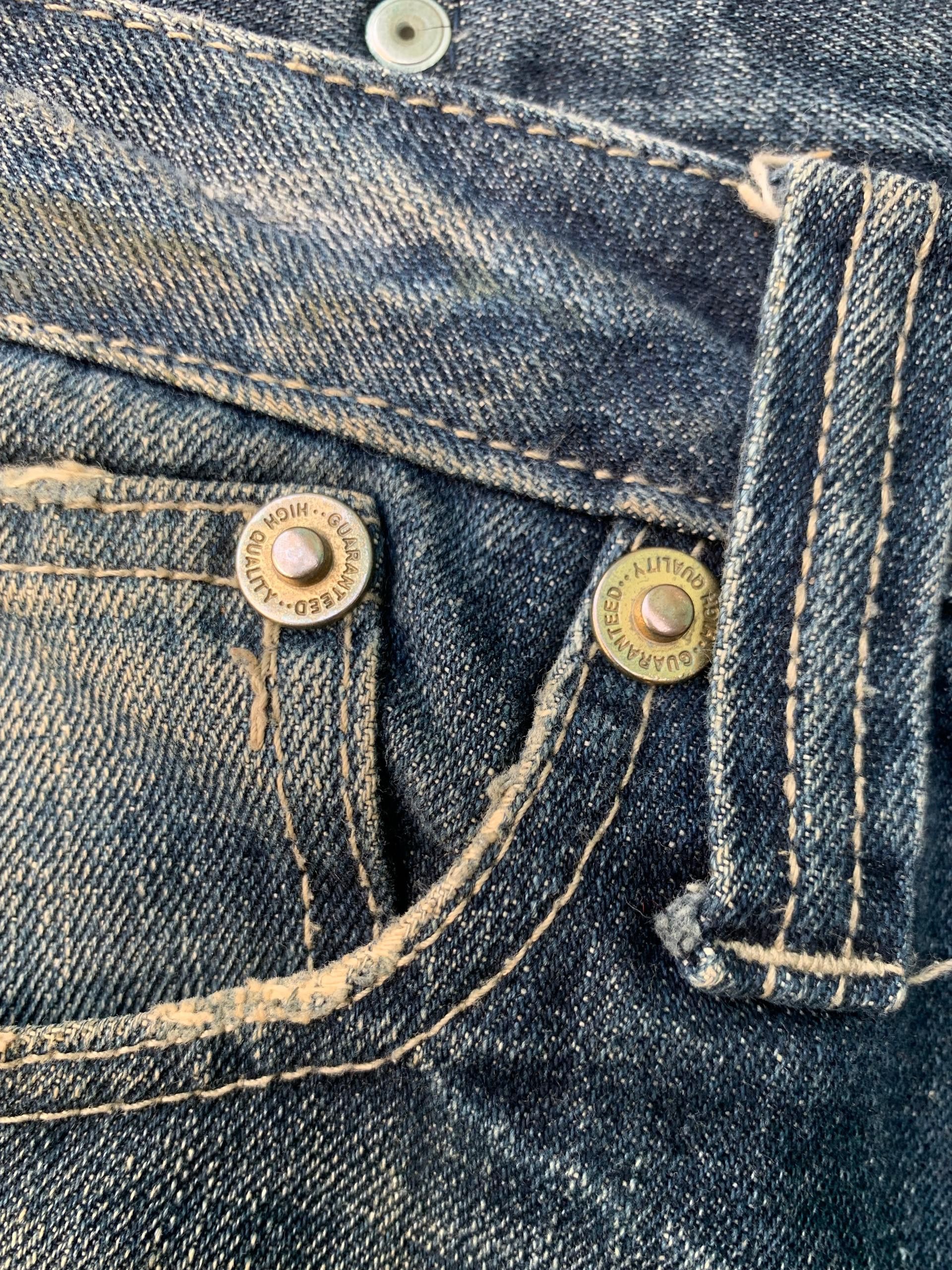 semanticdesign Rare Vtg Semantic Design Denim Flare Jeans Zipper Size US 31 - 11 Thumbnail