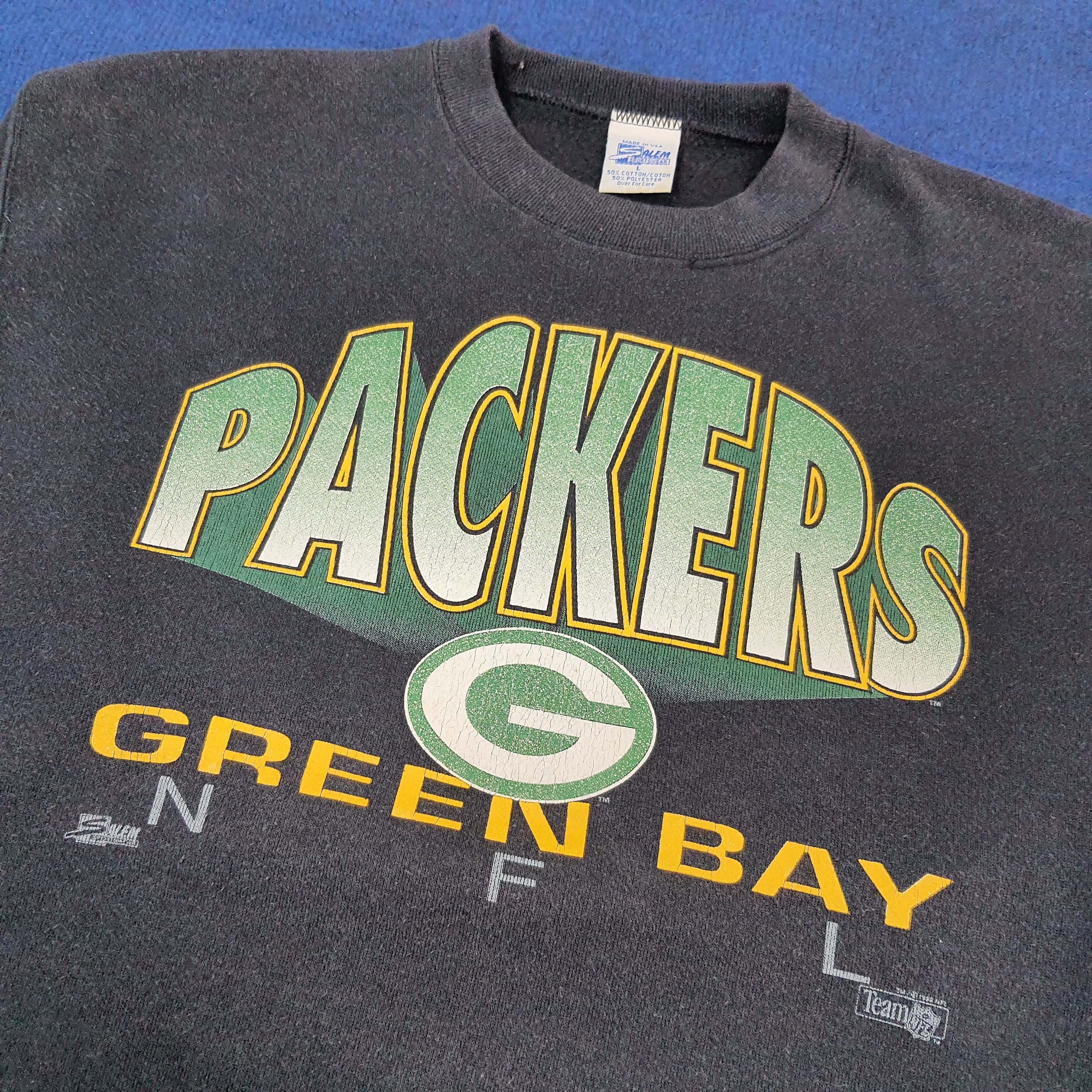 Salem Sportswear Vintage NFL Packers Green Bay Sweatshirt C256N19 Size US M / EU 48-50 / 2 - 2 Thumbnail