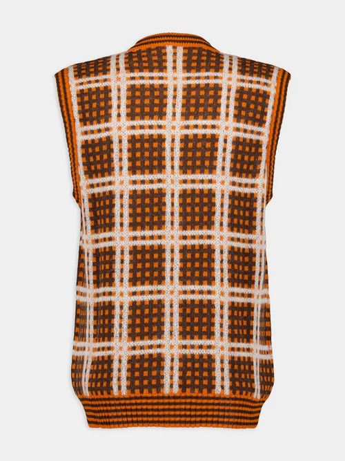 Marni o1y0225 V-Neck Sleeveless Sweater in Multicolor Size US S / EU 44-46 / 1 - 2 Thumbnail