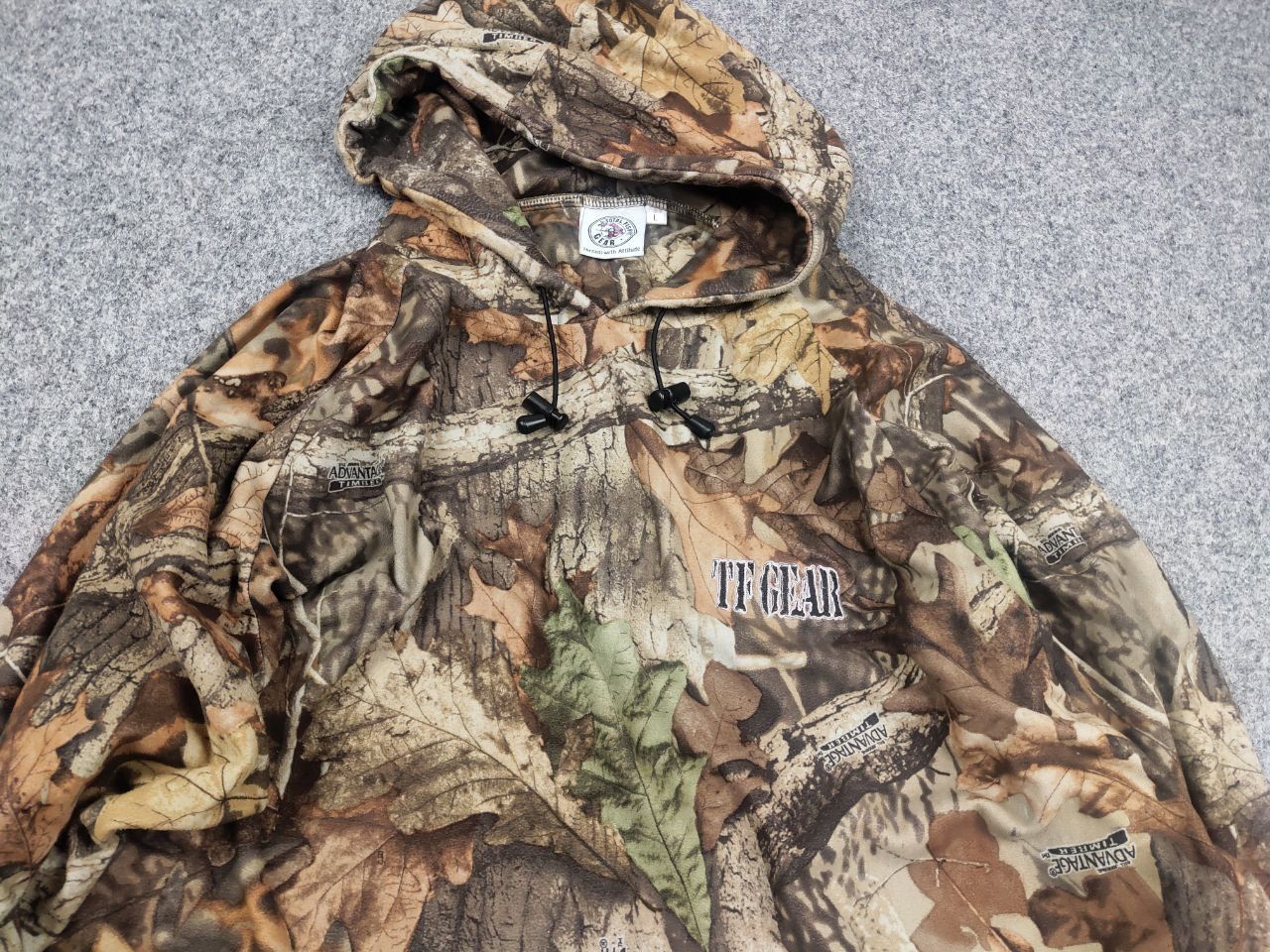 Realtree Vintage Realtree total fishing gear Light Fleece hoodie Y2K Size US L / EU 52-54 / 3 - 5 Thumbnail