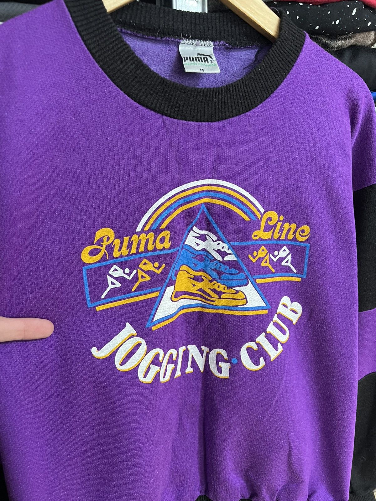 Puma Vintage Puma Line Jogging Club Sweatshirt Size M Rare 80s Size US M / EU 48-50 / 2 - 3 Thumbnail