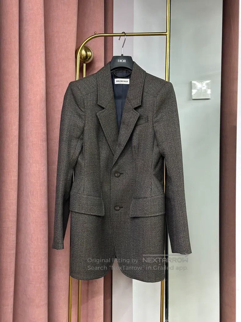 Balenciaga Balenciaga Classic hourglass wool blazer Size XS / US 0-2 / IT 36-38 - 1 Thumbnail