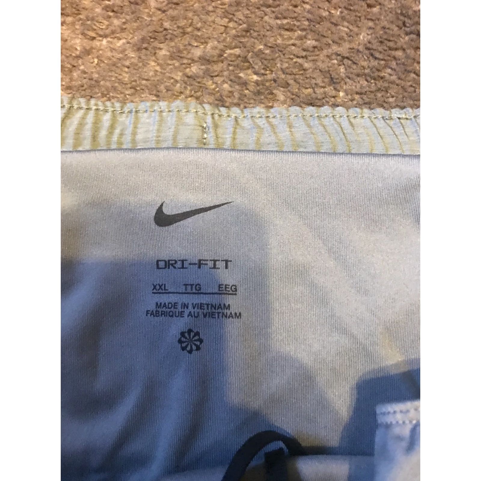 Nike Nike Dri Fit Challenger Shorts Mens 2XL Drawstring Pockets Multicolor Athletic Activewear Classic 90s Style Mens Size US 39 - 2 Thumbnail