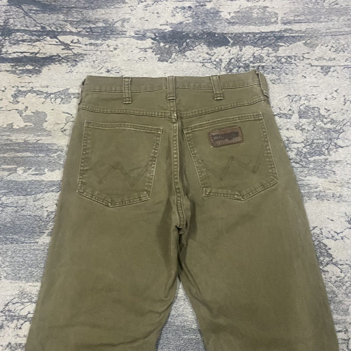 Army Of Me × Vintage × Wrangler Vintage Wrangler Army Distressed Denim Pants Size US 29 - 10 Thumbnail