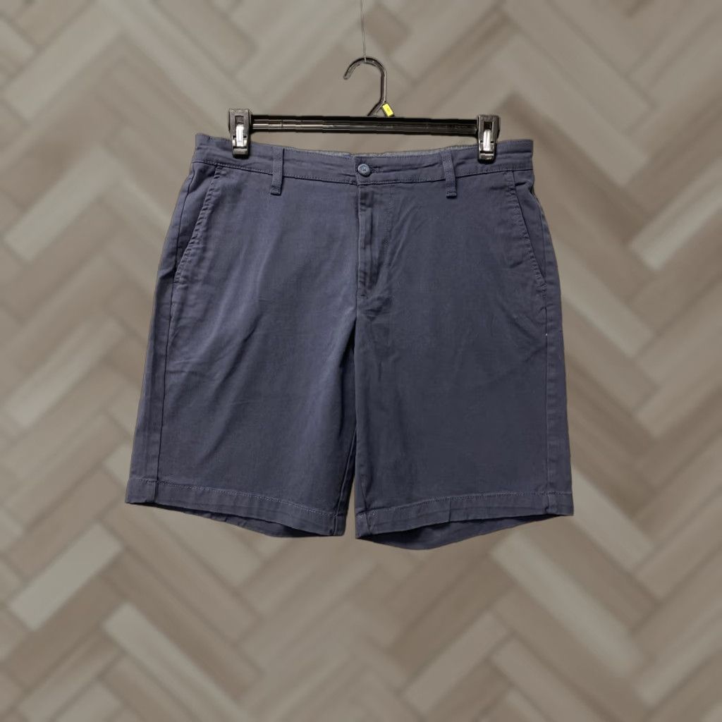 Nautica VINTAGE Nautica Chino Shorts Size 33 Navy Blue Classic Cotton 90s Retro Mens Size US 33 - 1 Thumbnail