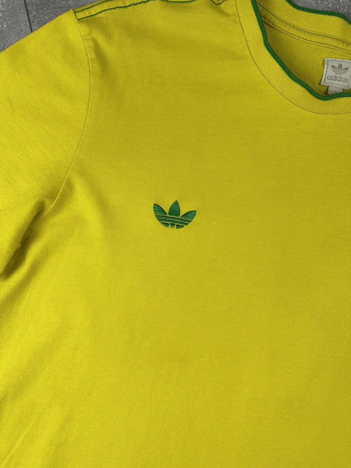 Adidas Adidas Brazil National Team 2010 Soccer Cotton Shirt Size US L / EU 52-54 / 3 - 3 Thumbnail